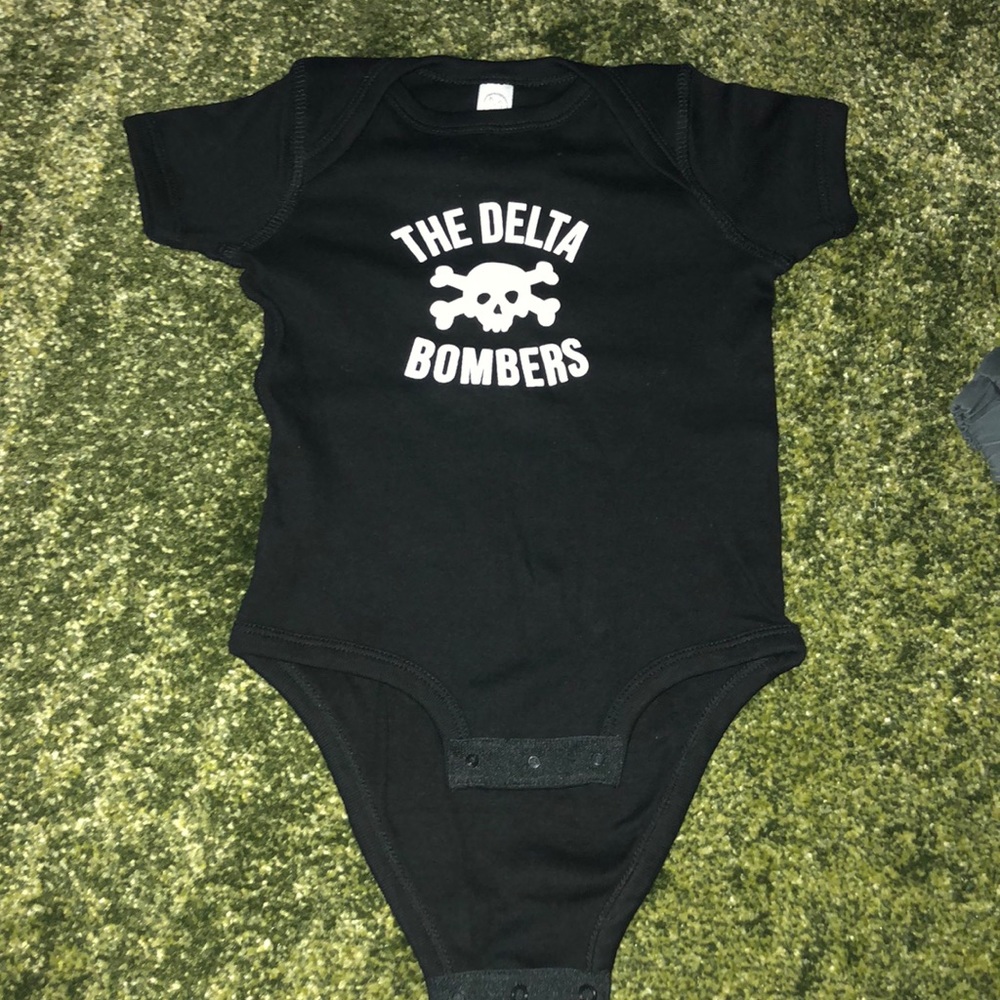 Delta bombers 12 month baby onesie